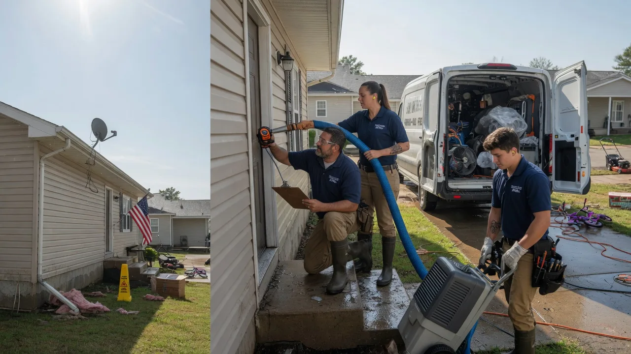 Ceiling Water Damage Restoration in Halstead, KS near me